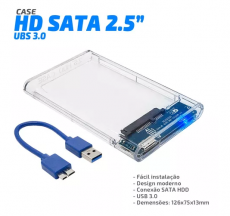 Case para HD 2.5 (Notebook) Usb 3.0 4